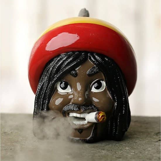 BACKFLOW INCENSE BURNER - RASTA