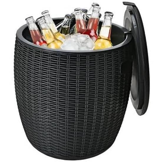 ICE BOX WITH LID  PATIO COOL BAR TABLE