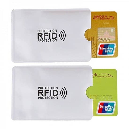 Get Bank Card Blocking Contactless Debit Credit Protector for just £1.99