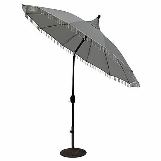 Carousel Grey Crank and Tilt Parasol, £135!