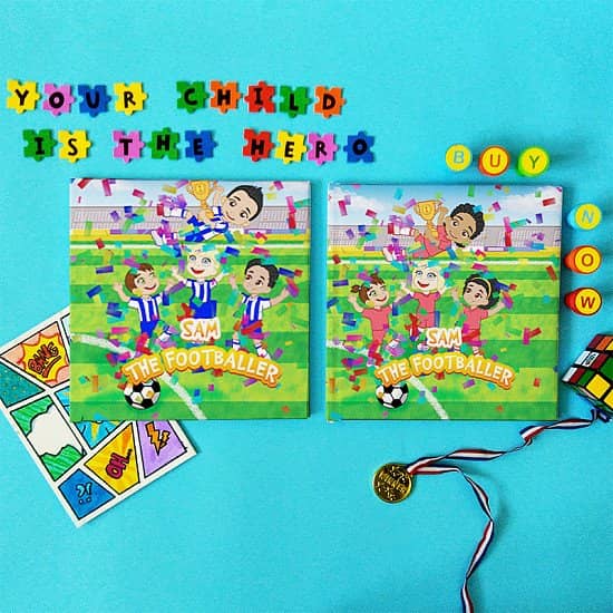 personalised childrens books - The Footballer Who Lifts the Trophy - For Football Fans