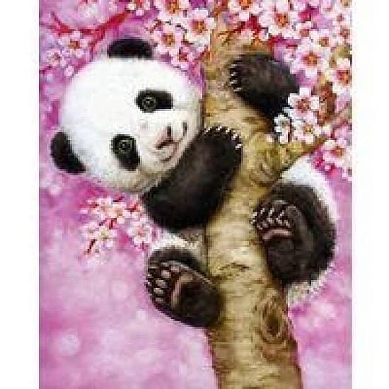 CUTE PANDA 5D DIAMOND PAINTING 30 X 40 CM