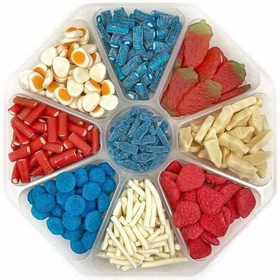 Pick’n’Mix Sharing Platter Red, White and Blue (4th July Special!)