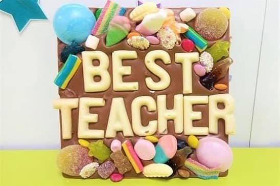 Best Teacher Sweetie Slab