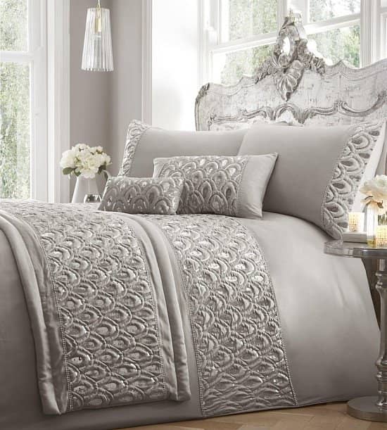 Ritz Silver Duvet Set & Accessories