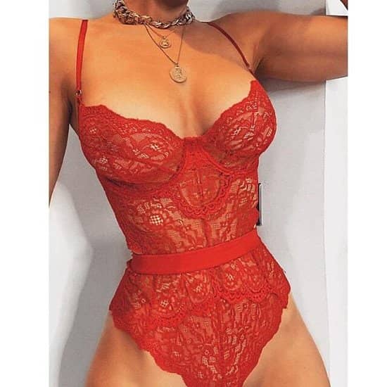 Women’s Sexy Lace Bodysuit