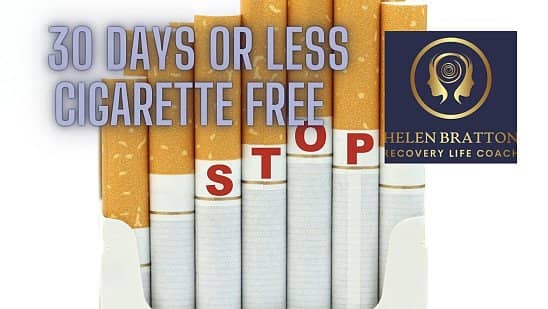 30 days or less to be cigarette free