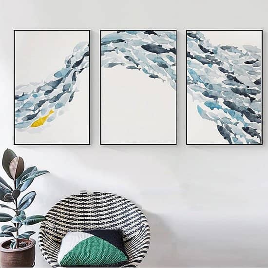 Simple Fish Canvas Print - Various Sizes