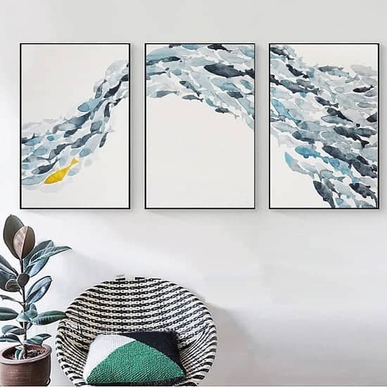 Simple Fish Canvas Print - Various Sizes