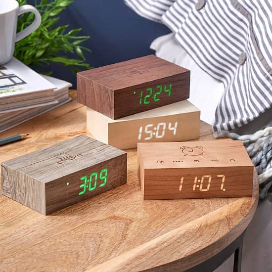 Gingko Flip Click Alarm Clock