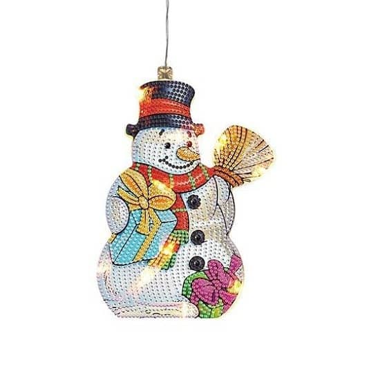 DIAMOND ART   CHRISTMAS LAMP