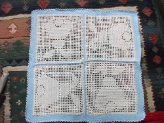 Baby Bunny Blanket Crochet Pattern