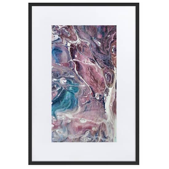 Marbling art print, a great gift idea all year round!
