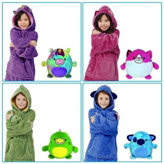 CUTE WARM COMFY OVERSIZED PET HOODIE/TOY FOR KIDS !