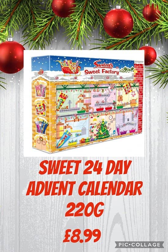 SWEET 24 Day ADVENT CALENDAR 220G 🎅🏻