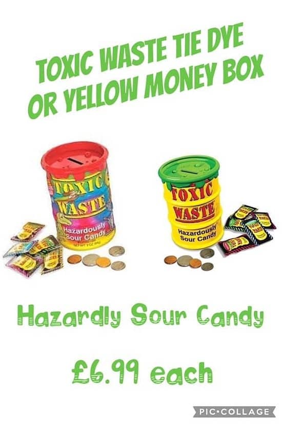 Toxic Waste Money Box - Yellow or Tie Dye