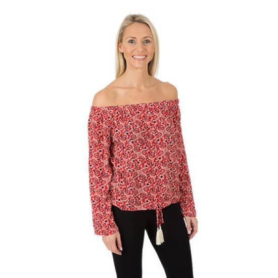 MINKPINK WANDERLUST BLOUSE - MULTI   £31.50 was £45.00