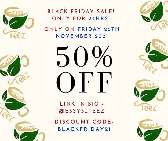 BLACK FRIDAY SALE! 50% OFF