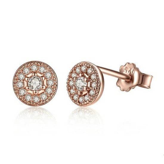 Silver Radiant Elegance Stud Earrings - £9.89 was £29.00