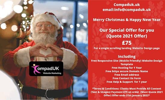 Xmas Special Offer £75 (Quote offer 2021)