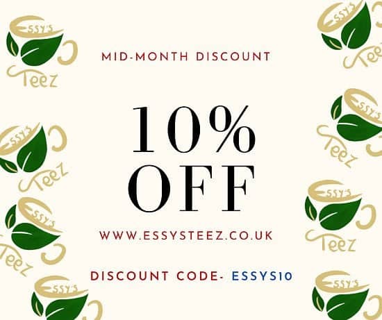 Enjoy 10% of all teas and tea ware