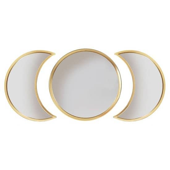 Moon phases mirror - set of 3