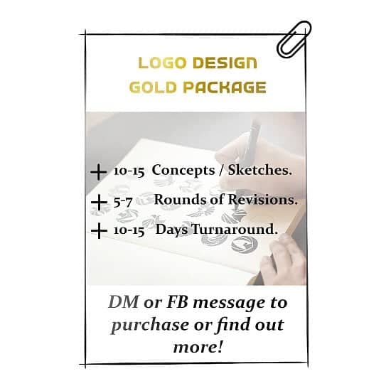 design you a logo - gold package for £150.00!