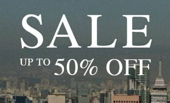 Sale Up to 50% off