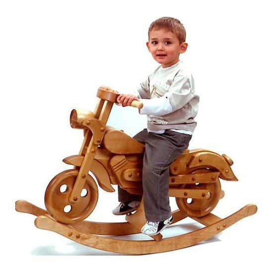 Chopper Wooden Rocking Bike