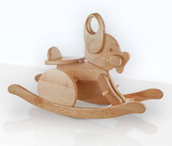 Wooden Rocking Rabbit