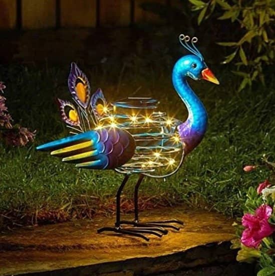 Smart Solar light Peacock Spiralight Garden Ornament Regular price£31.88