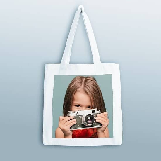 Personalised Cotton Tote Bag - 30% Discount and FREE Double sided print - Printed in the UK