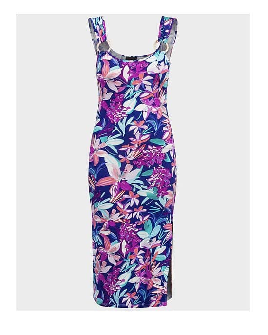 LADIES FLORAL BODYCON DRESS