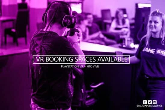 We have HTC VIVE and PlayStation 4 VR slots available today!