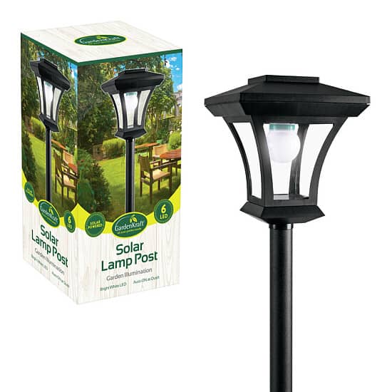 Solar powered lamp