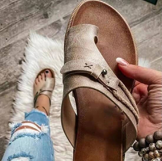 Women's large size flat-bottomed beach thick-bottomed flat-heeled sandals Only £15 free delivery
