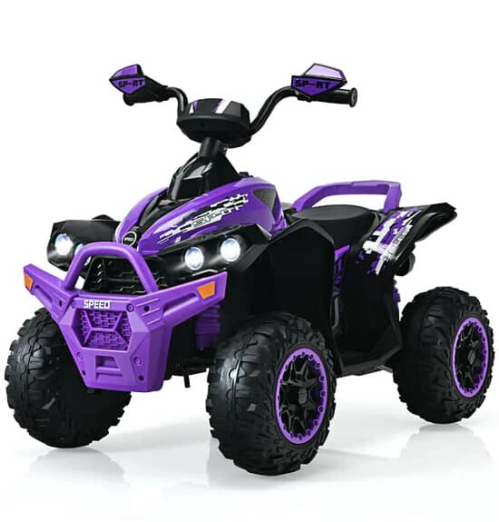 12V Kids Ride on ATV with LED Lights and Music