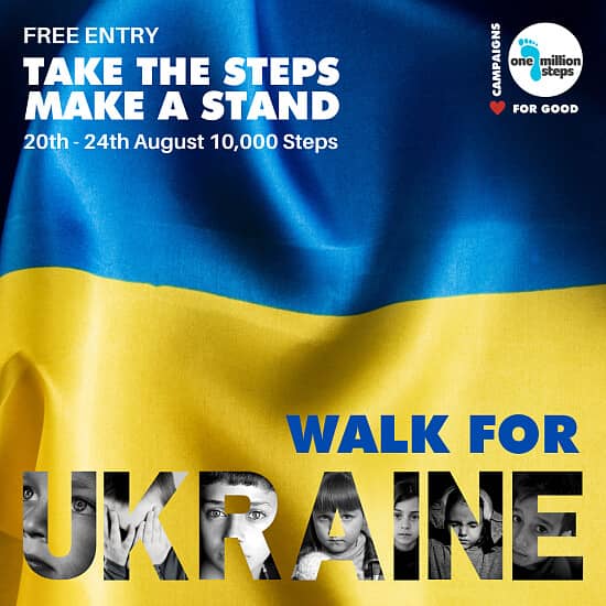 STARTS TOMORROW Walk For Ukraine 20-24th August FREE Event + Thank You Bonus worth RRP £20