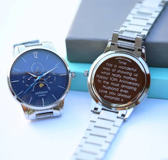 Architect Apollo Blue Men's Watch - Personalised - £118.99