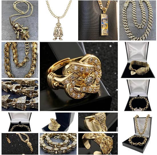 Iced out Cubans ring pendants and more