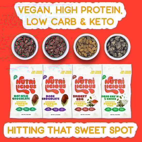 50% OFF Our Delicious & Healthy Plant Based Snacks - Just £3 For 4 Delicious Snacks!