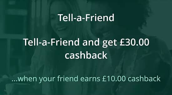 Topcashback FREE £10 + £30 Per referral