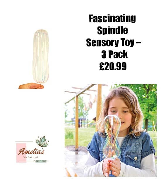 Fascinating Spindle Sensory Toy – 3 Pack 💕💕 £20.99 💕💕
