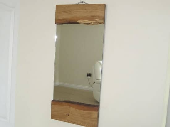 Handmade British Oak Mirror