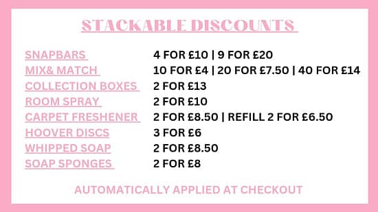 Stackable discounts