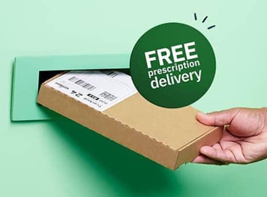 FREE NHS PRESCRIPTION DELIVERY