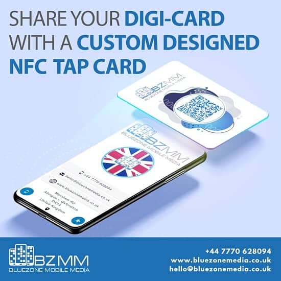 Professional Digital Business Card with NFC tap-tag technology