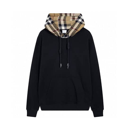 BURBERRY MENS HOODIE BLACK