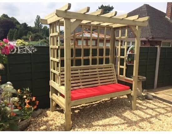 Beatrice Garden Arbour – 3 Seats (BA102)