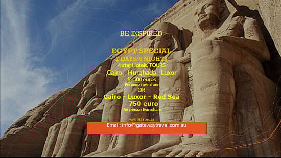 Egypt 7 days Tour from 500 euros
